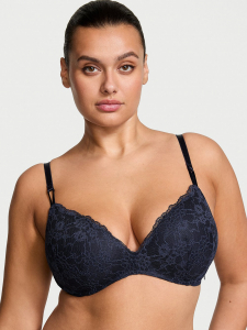 Sexy Tee Posey Lace Wireless Push-Up Bra