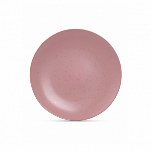 Тарелка обеденная DROPS розовый 24.8см