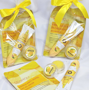 Подарочный набор Манго (Маска манго+ Бальзам тайский манго + Крем для рук манго)