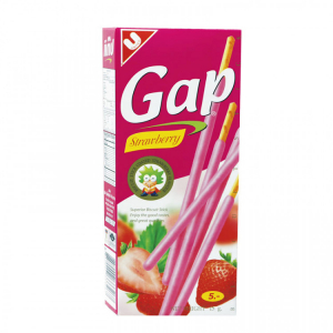 Палочки бисквитные в клубничной глазури Gap, 12 гр