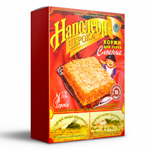 Коржи для торта Черока слоеные Наполеон