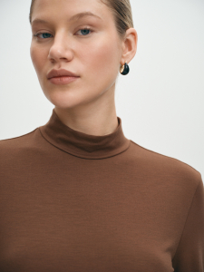 Базовая водолазка с коротким рукавом