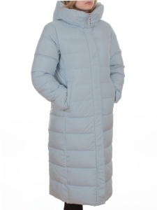 2037 LT. BLUE Пальто зимнее женское (200 гр. холлофайбер)