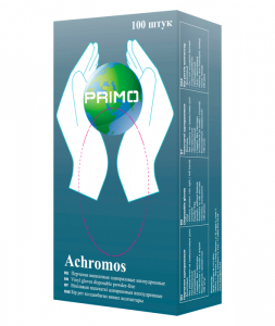 Перчатки виниловые прозрачные Primo Achromos Vinil размер M, 100 шт. (50 пар)