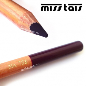 Карандаш для губ Miss Tais (Чехия) №758 ежевика