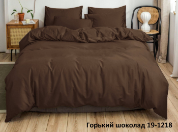 “Акция Простыня на резинке Моноколор “Горький Шоколад” Микрофибра