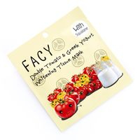 Тканевая маска с томатами и греческим йогуртом отбеливающая от Facy / Facy tomato ang greek yogurt whitening tissue mask