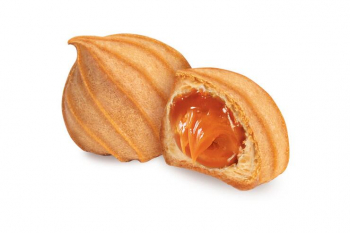 Печенье «Заварные пышечки» с начинкой со вкусом вареной сгущенки (коробка 2 кг)