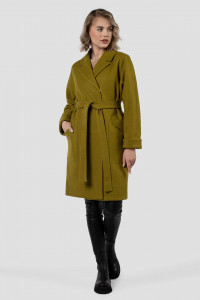 01-08109 Пальто женское демисезонное (пояс)
