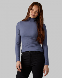 WOMEN'S SOFT RIB TURTLENECK