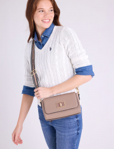 ENAMEL CROSSBODY BAG