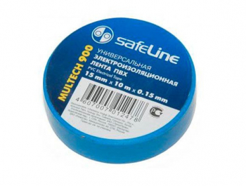 Изолента Safeline 15/10 синяя