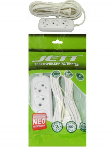 JETT удлинитель ПВС без зазем.7м