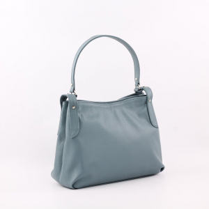 Сумка 658 версаль серо-голубой ФОРМАТ 