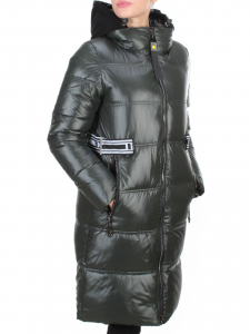 2193 DARK GREEN Куртка зимняя женская AIKESDFRS (200 гр. холлофайбера)