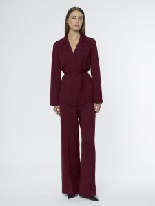 Брюки из текстурной ткани