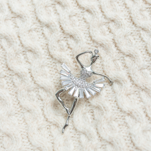 Брошь Danzatore Cristallo