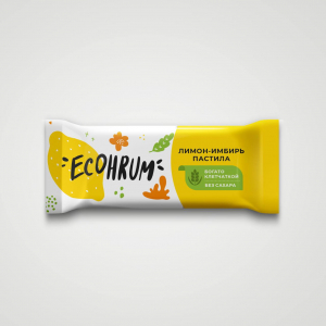 Ecohrum Пастила Лимон Имбирь 30г