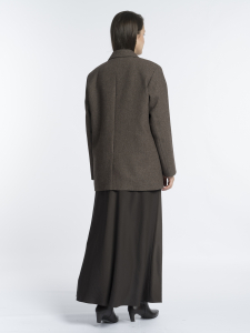 Пиджак из плотной шерстяной ткани