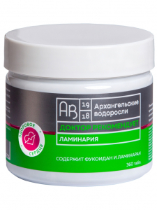 Ламинария (келп) в таблетках ДОКТОР РЕКОМЕНДУЕТ для похудения и детокса, 360 табл.