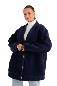 Кардиган ДЛИННЫЙ ТЕДДИ цвет Индиго