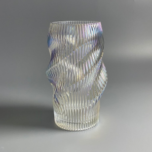 200-177 Декоративная ваза для цветов 24,5см в под.уп.(х8)Стекло