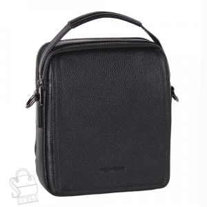 Сумка мужская кожаная 9913-2H black  Heanbag