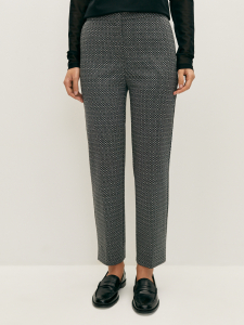 Брюки из жаккардового трикотажа