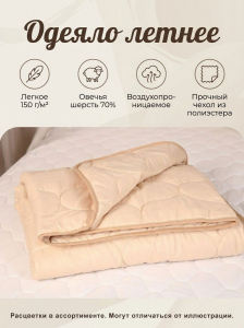 Одеяло Овечья шерсть Степ