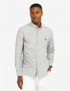 LONG SLEEVE STRETCH OXFORD SHIRT