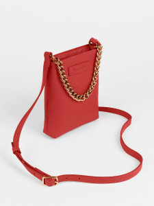 Женская кожаная сумка Richet 3258LG 977 Красный