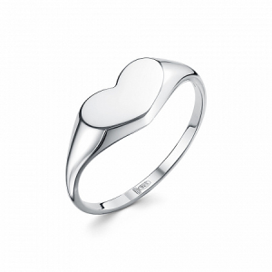 Кольцо родированное серебро 925*