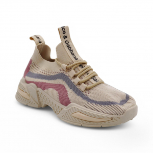 Кроссовки женские текстильные H7-5 бежевые