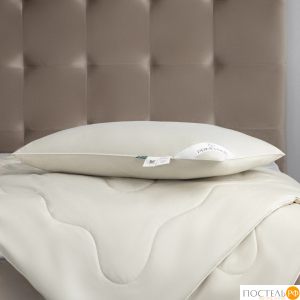 PRIME PRIVE CAMEL беж Подушка 70х70,1пр.,хл.BIODYNAMIC COTTON/вербл.шерсть, 1000 г/м2
