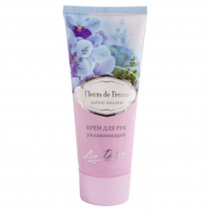 Крем для рук Fleurs de France Бархат фиалки увлажняющий 75г Liv Delano