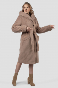 02-3276 Пальто женское утепленное (пояс)