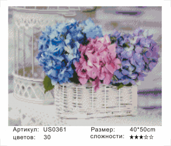 US0361 Без подрамника мозаика 40*50