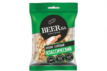 «Beerka», арахис жареный, солёный, 90 г