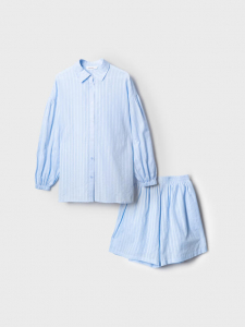 Комплект женский: рубашка, шорты