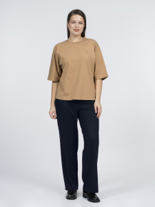 Трикотажные брюки классического кроя