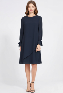 Платье Bazalini 4819 т.синий