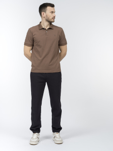 Поло из хлопкового трикотажа