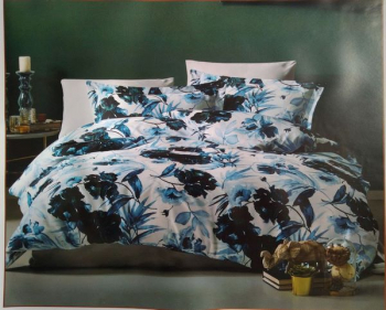 КПБ Istanbul Home Pamuk Satin Serios (GIZIA BLUE) евро