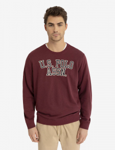 U.S. POLO ASSN. FRENCH TERRY APPLIQUE PULLOVER