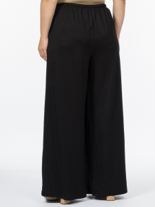 Брюки палаццо из вискозного трикотажа
