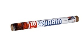 Фольга алюминиевая ОСОБОПРОЧНАЯ, ширина 29см, длина 10м ТЕТЕХ