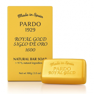 Натуральное мыло Pardo Royal Gold 1929 – роскошное очищение с золотым сиянием 100 г