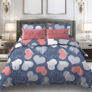 Наволочка Романтика пудровый бязь