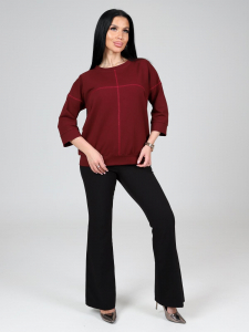 Николет - свитшот бордовый