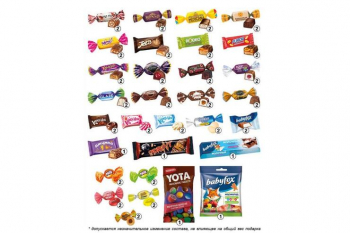 «Яшкино», набор новогодний (Дед Мороз в красном), 750 г